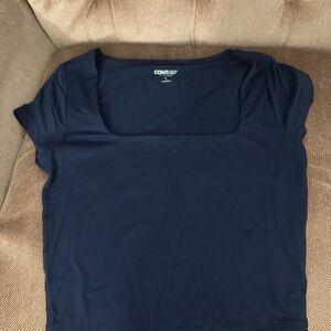 Contour Navy Blue Top